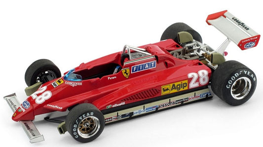 Brumm - FERRARI 126 C2 DIDIER PIRONI 1982 N.28 WINNER SAN MARINO GP UPDATE 1:43 - Cod. BM0268