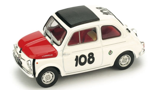 Brumm - FIAT 595 ABARTH N.108 WINNER COPPA GALLLEGA 1965 LEONARDO DURST 1:43 - Cod. BM0479