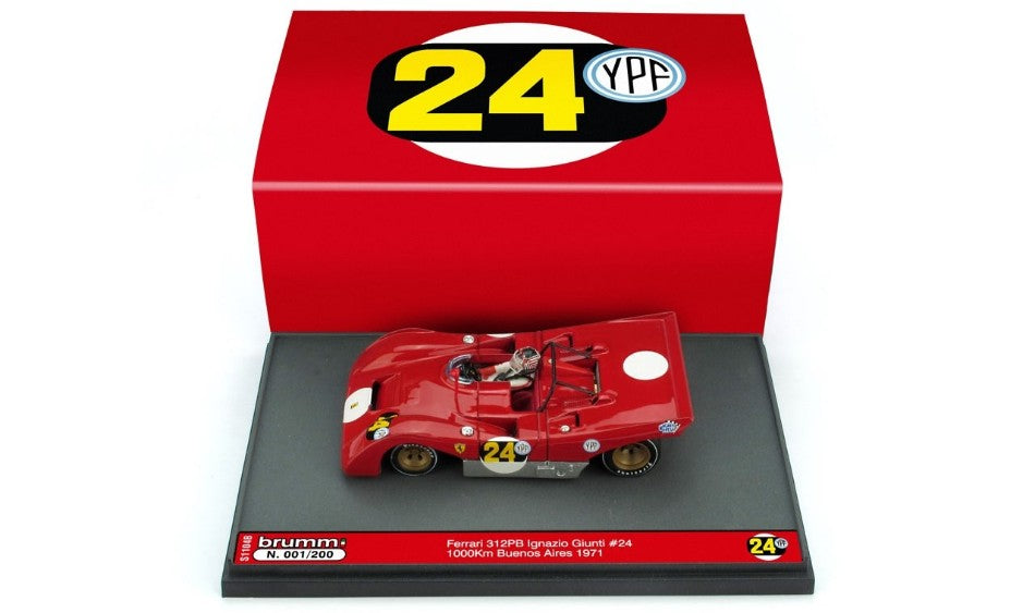 Brumm - FERRARI 312 PB N.24 1000 KM BUENOS AIRES 1971 I.GIUNTI 1:43 - Cod. BMS1104B