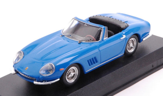 Best Model - FERRARI 275 GTB SPYDER 1968 STEVE MC QUEEN BLUE 1:43 - Cod. BT9343