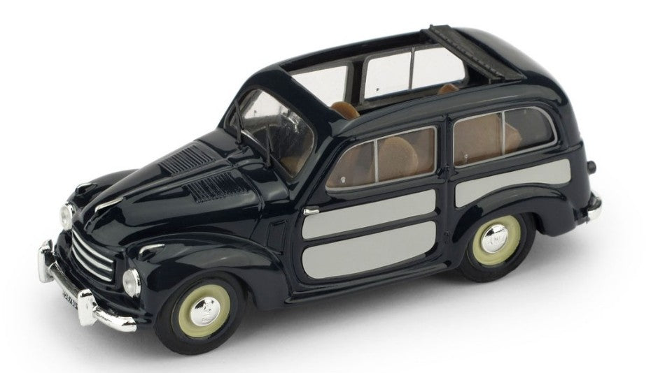 Brumm - FIAT 500 C BELVEDERE APERTA 1951 AZZURRO CENERE 1:43 - Cod. BM0028-02