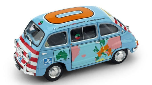 Brumm - FIAT 600 MULTIPLA 1960 GRAZIANO ROSSI MOTORHOME 1:43 - Cod. BM0401