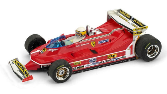 Brumm - FERRARI 312 T5 J.SCHECKTER 1980 N.1 MONACO GP + PILOTE 1:43 - Cod. BM0576CH