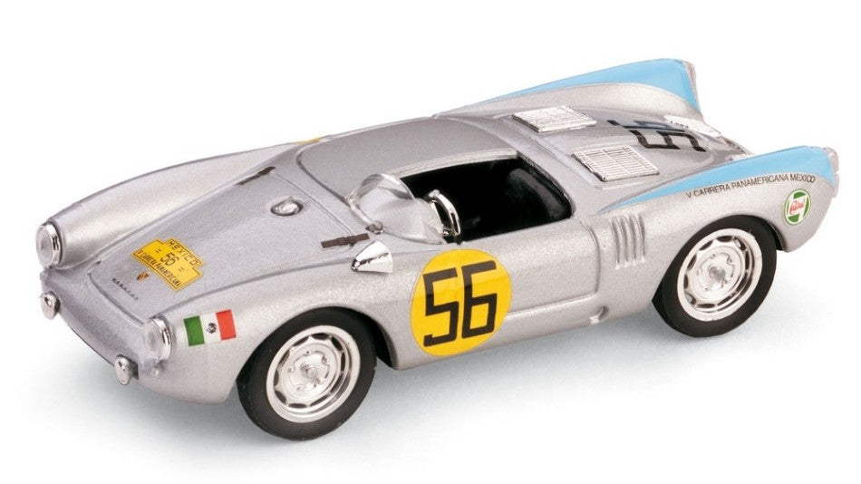 Brumm - PORSCHE 550 RS N.56 4th CARRERA PANAMERICANA 1954 J.JAROSLAV 1:43 - Cod. BM0276