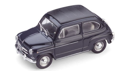 Brumm - FIAT 600D TRASFORMABILE CHIUSA 1960 BLEU SCURO 456 1:43 - Cod. BM0318-10