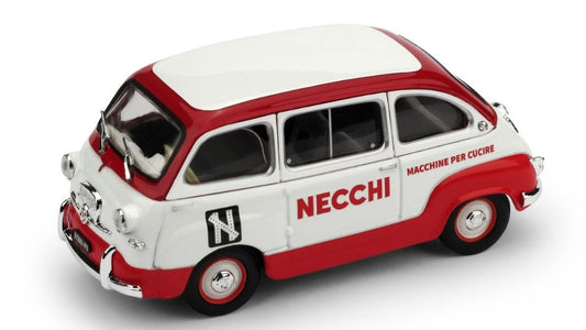 Brumm - FIAT 600 MULTIPLA 1960 MACCHINE DA CUCIRE NECCHI 1:43 - Cod. BM0585