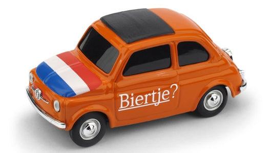 Brumm - FIAT 500 BRUMS OLANDA "BIERTJE? - T IS HIER SANTASTISCH" 1:43 - Cod. BMBR059