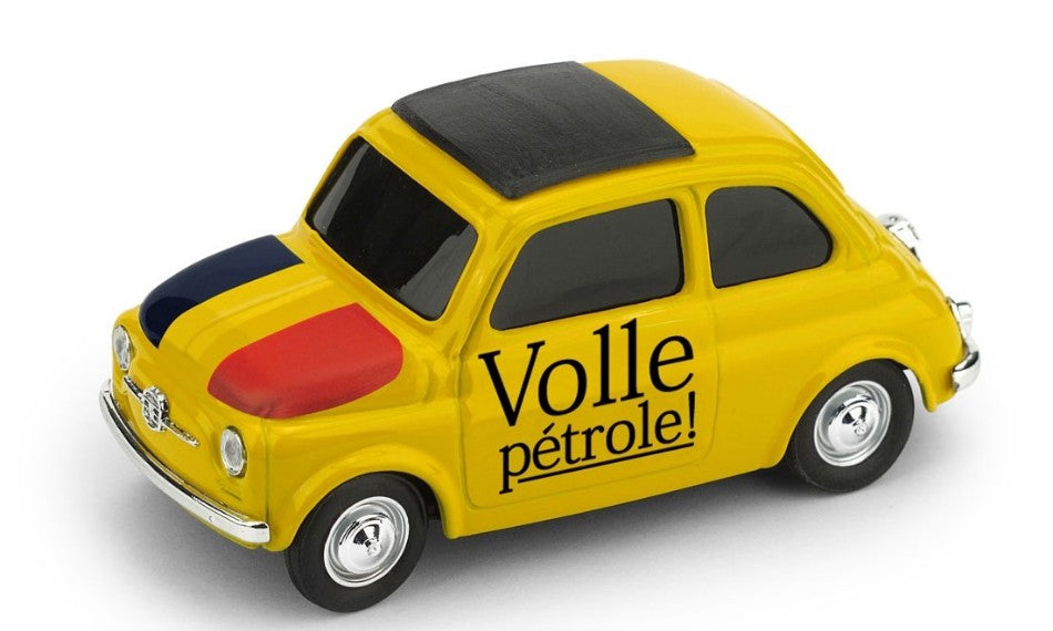 Brumm - FIAT 500 BRUMS BELGIO "VOLLE PETROLE/EEN FRIET JE STEKEN?" 1:43 - Cod. BMBR061