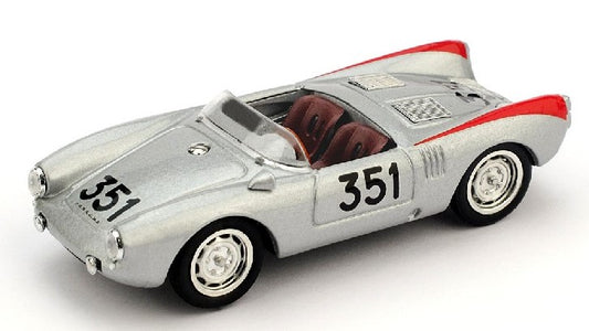 Brumm - PORSCHE 550 SPIDER N.351 6th MM 1954 HERRMANN-LINGE 1:43 - Cod. BM0195