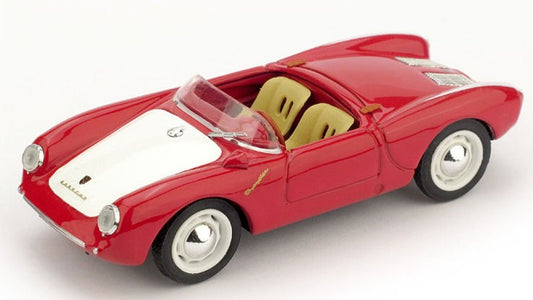 Brumm - PORSCHE 550A RS SPYDER BIPOSTO STRADALE 1954 ROSSO/BIANCO 1:43 - Cod. BM0233-01