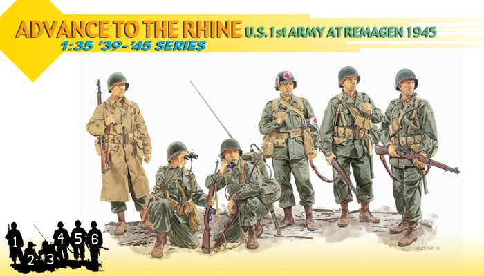 Dragon - ADVANCE TO THE RHINE 1945 KIT 1:35 - Cod. D6271