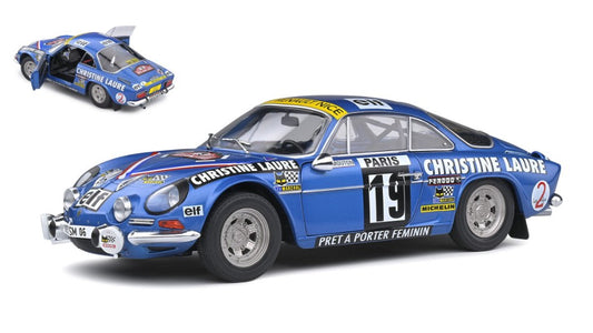 Solido - ALPINE A110 1600S N.19 RALLY MONTE CARLO 1976 MOUTON 1:18 - Cod. SL1804204