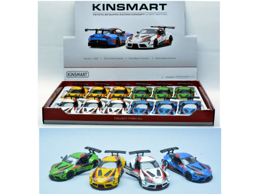 Kinsmart - TOYOTA SUPRA 2019 RACING COL.ASS cm 12 - Cod. KT5421DF