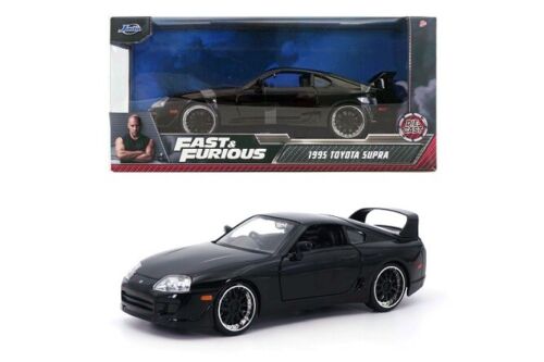 Jada Toys - TOYOTA SUPRA 1995 FAST & FURIOUS BLACK 1:24 - Cod. JADA03077