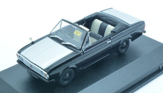 Oxford - FORD CORTINA MK II CRAYFORD CONVERTIBLE BLACK/SILVER 1:43 - Cod. OXF43CCC004