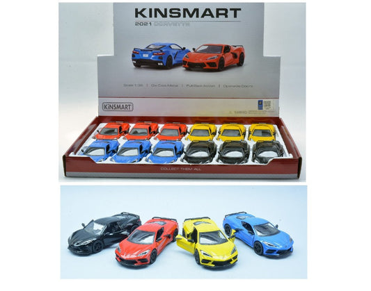 Kinsmart - CHEVROLET CORVETTE 2021 ASS.cm 12 - Cod. KT5432D