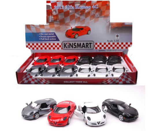Kinsmart - ALFA ROMEO 4C 2013 cm 12,5 1:32 - Cod. KT5366