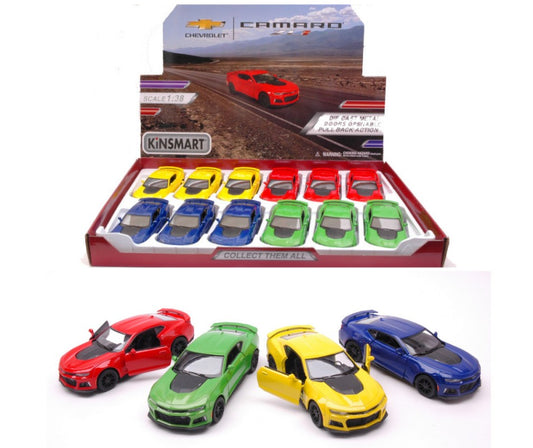 Kinsmart - CHEVROLET CAMARO ZL1 2017 COL.ASS.cm 12 1:38 - Cod. KT5399D