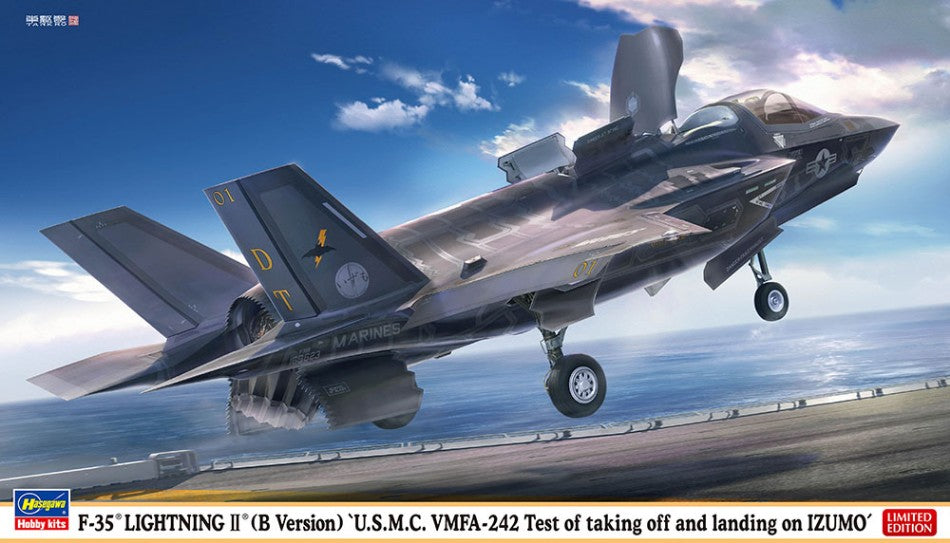 Hasegawa - F-35 LIGHTNING II (B VERSION) U.S.M.C. VMFA-242 KIT 1:72 - Cod. HA02398
