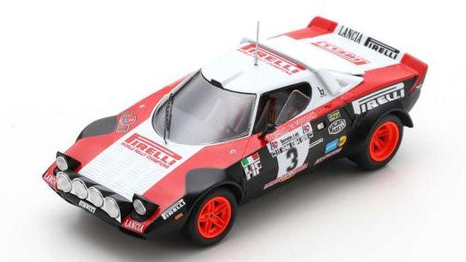 Spark Model - LANCIA STRATOS HF N.3 CHAMP.EUROPE RALLYES 1978 CARELLO-PERISSINOT 1:43 - Cod. S9093