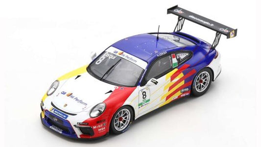 Spark Model - PORSCHE 911 GT3 CUP N.8 CARRERA CUP ITALIA CHAMPION 2021 ALBERTO CERQUI - Cod. SI017