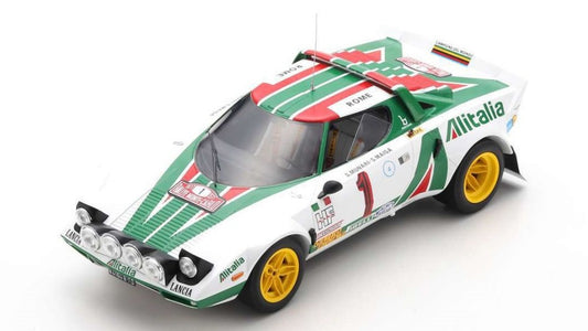 Spark Model - LANCIA STRATOS HF N.1 WINNER RALLY MONTE CARLO 1977 S.MUNARI-MAIGA 1:18 - Cod. 18S535