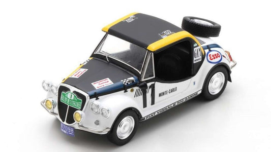 Spark Model - FIAT 500 GAMINE N.11 MONTE CARLO 1969 R.F.DULBECCO-Y.LE GRAVEREND 1:43 - Cod. S5648