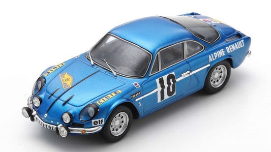 Spark Model - ALPINE A110 N.10 WINNER RALLYE DES ROUTES DU NORD 1969 J.VINATIER-M.CALL - Cod. SF231
