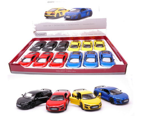 Kinsmart - AUDI R8 COUPE' 2020 COL.ASS cm 12 - Cod. KT5422D