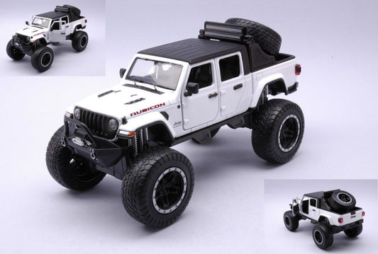 Motormax - JEEP GLADIATOR RUBICON 2021 WHITE 1:24 - Cod. MTM79145