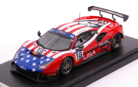 Looksmart - FERRARI 488 GT3 N.18 8th TEAM USA VALLEL.2019 PUMP./FERR.1:43 - Cod. LSRC078