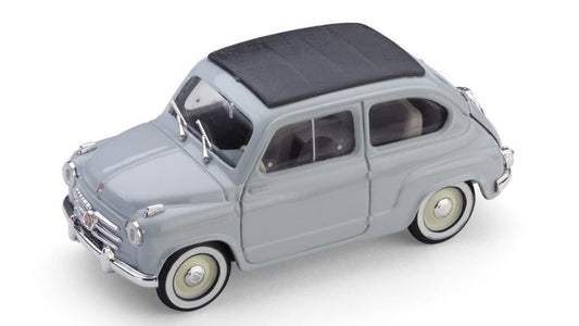 Brumm - FIAT 600 CONVERTIBILE CHIUSA 1956 GRIGIO PERLA 1:43 - Cod. BM0249-03