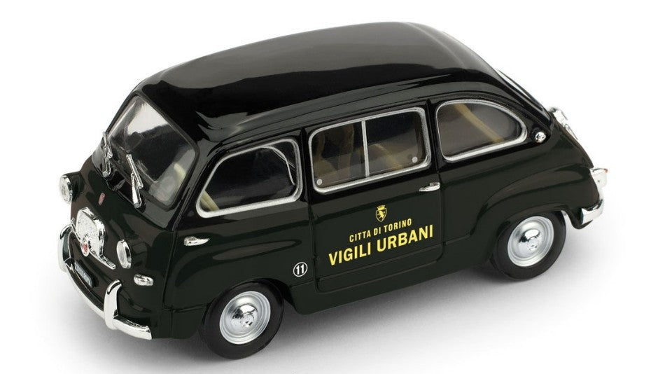 Brumm - FIAT 600 MULTIPLA 1956 VIGILI URBANI TORINO 1:43 - Cod. BM0649