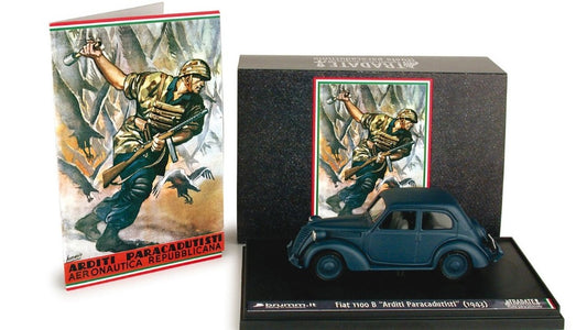 Brumm - FIAT 1100 1959 60mo ANNIVERSARIO ARDITI PARACADUTISTI 1943-2003 1:43 - Cod. BMS0318