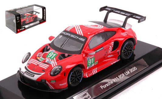Burago - PORSCHE 911 RSR N.91 LM 2020 1:43 - Cod. BU38308