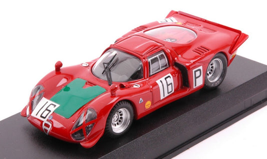 Best Model - ALFA ROMEO T33/2 N.16 1000 KM NURBURGRING 1968 GALLI-GIUNTI 1:43 - Cod. BT9402-2
