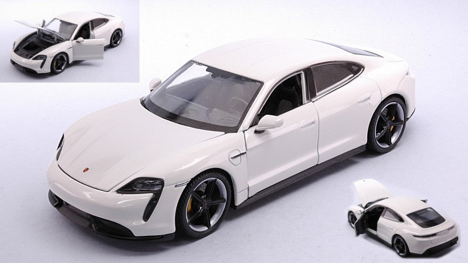 Welly - PORSCHE TAYCAN TURBO S WHITE 1:24 - Cod. WE24107W