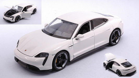 Welly - PORSCHE TAYCAN TURBO S WHITE 1:24 - Cod. WE24107W
