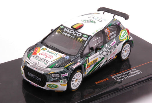 Ixo Model - CITROEN C3 RALLY2 N.9 RALLY DU CONDROZ-HUY 2021 DE CECCO/HUMBLET 1:43 - Cod. RAM818LQ