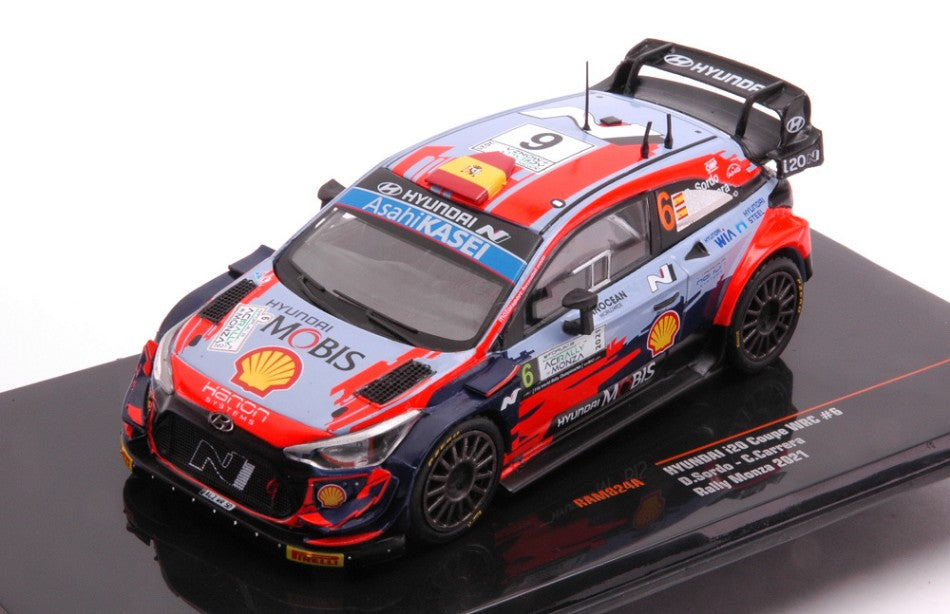 Ixo Model - HYUNDAI i20 COUPE WRC N.6 RALLY MONZA 2021 SORDO/CARRERA 1:43 - Cod. RAM824
