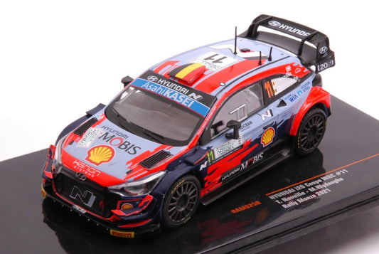 Ixo Model - HYUNDAI i20 COUPE WRC N.11 RALLY MONZA 2021 NEUVILLE/WYDAEGHE 1:43 - Cod. RAM825