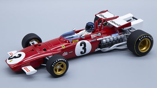 Tecnomodel - FERRARI 312B N.3 WINNER GP MEXICO 1970 J.ICKX W/DRIVER 1:18 - Cod. TMD18064D