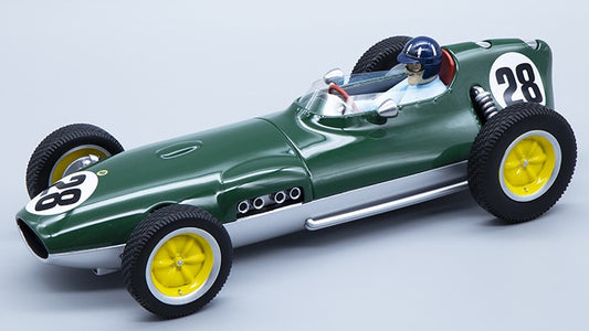 Tecnomodel - LOTUS 16 CHAMPIONSHIP N.28 BRITISH GP 1959 GRAHAM HILL W/DRIVER 1:18 - Cod. TMD18123C1