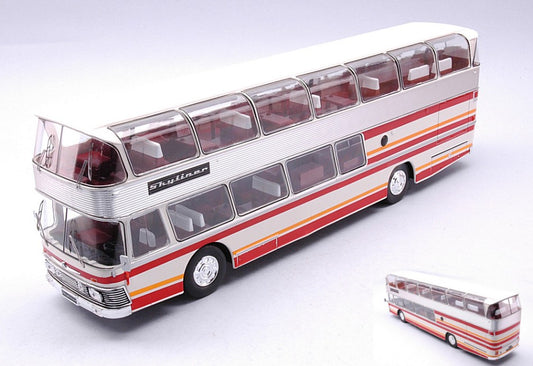 Ixo Model - NEOPLAN NH 22L SKYLINER 1983 WHITE/RED 1:43 - Cod. BUS033LQ