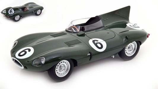 Cmr Classic Model Replicars - JAGUAR D-TYPE (LN) N.6 LM 1955 HAWTHORN-BUEB 1:18 - Cod. CMR192