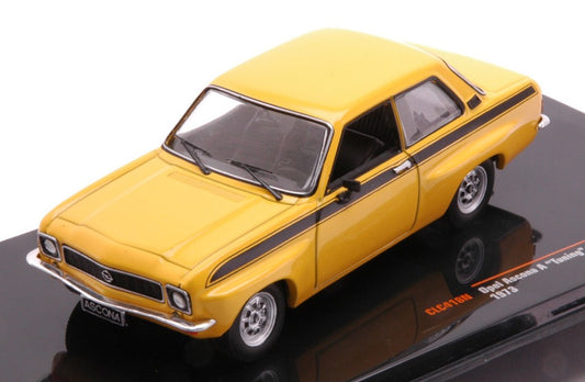 Ixo Model - OPEL ASCONA A TUNING 1973 YELLOW 1:43 - Cod. CLC418