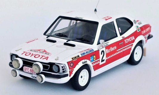 Trofeu - TOYOTA COROLLA LEVIN 4th ARTIC RALLY 1977 MIKKOLA/HERTZ 1:43 - Cod. TFRRFI22