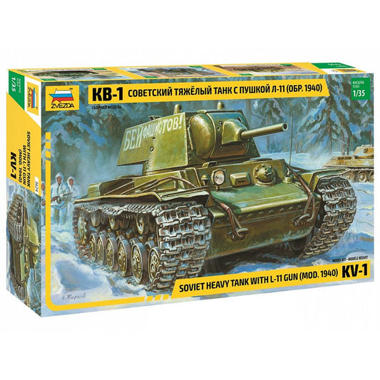 Zvezda - KV1 MOD.1940 SOVIET HEAVY TANK KIT 1:35 - Cod. Z3624