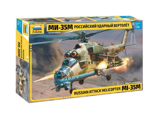 Zvezda - MIL-Mi-35 M HIND E KIT 1:48 - Cod. Z4813