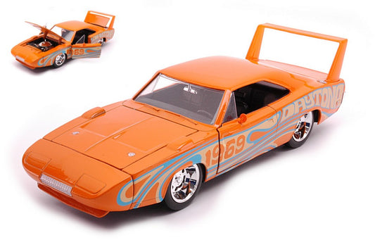 Jada Toys - DODGE CHARGER DAYTONA "I LOVE THE 60s" METALLIC ORANGE 1:24 - Cod. JADA31389